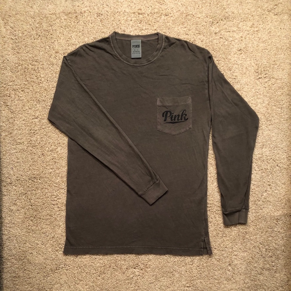 PINK Boyfriend style long sleeve T shirt